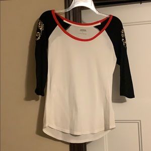 Express 3/4 length sleeve baseball tee